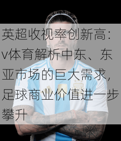 英超收视率创新高：v体育解析中东、东亚市场的巨大需求，足球商业价值进一步攀升